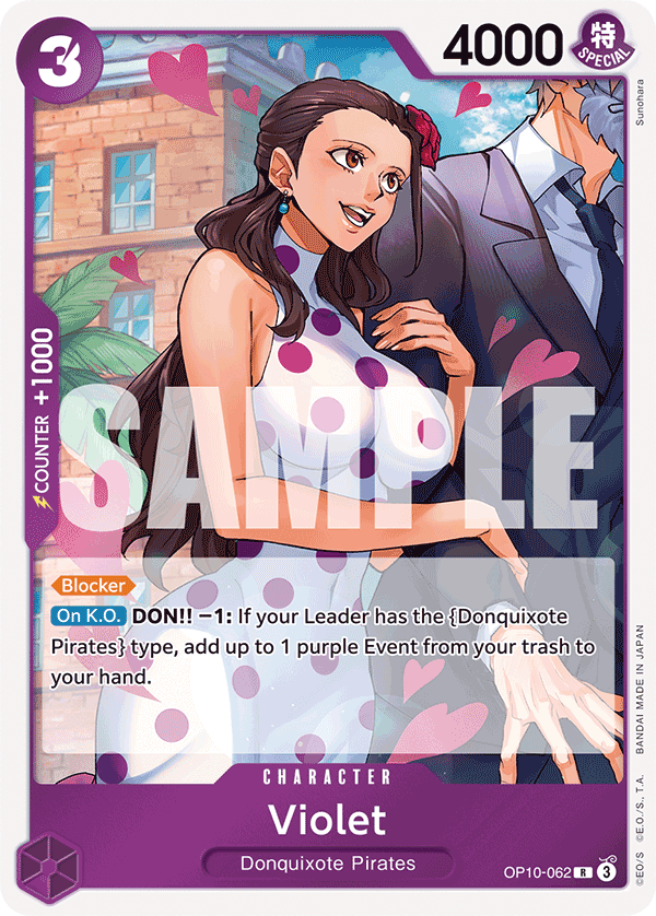 Violet Royal Blood - OP-10 One Piece Card Violet Royal Blood - OP-10 One Piece Card