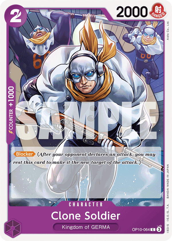 Clone Soldier Royal Blood - OP-10 One Piece Card Clone Soldier Royal Blood - OP-10 One Piece Card