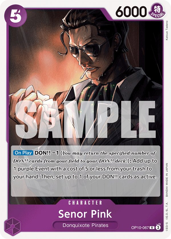 Senor Pink Royal Blood - OP-10 One Piece Card Senor Pink Royal Blood - OP-10 One Piece Card