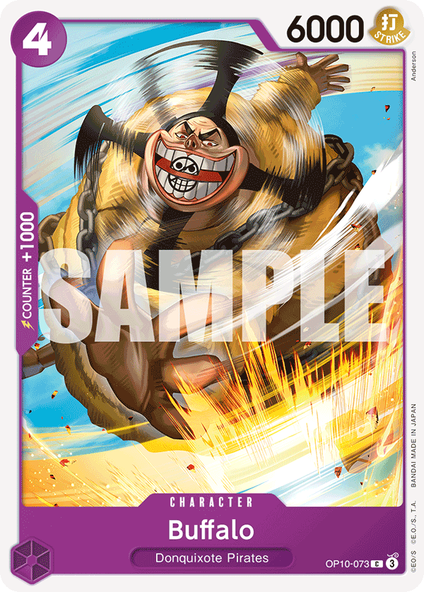 Buffalo Royal Blood - OP-10 One Piece Card Buffalo Royal Blood - OP-10 One Piece Card