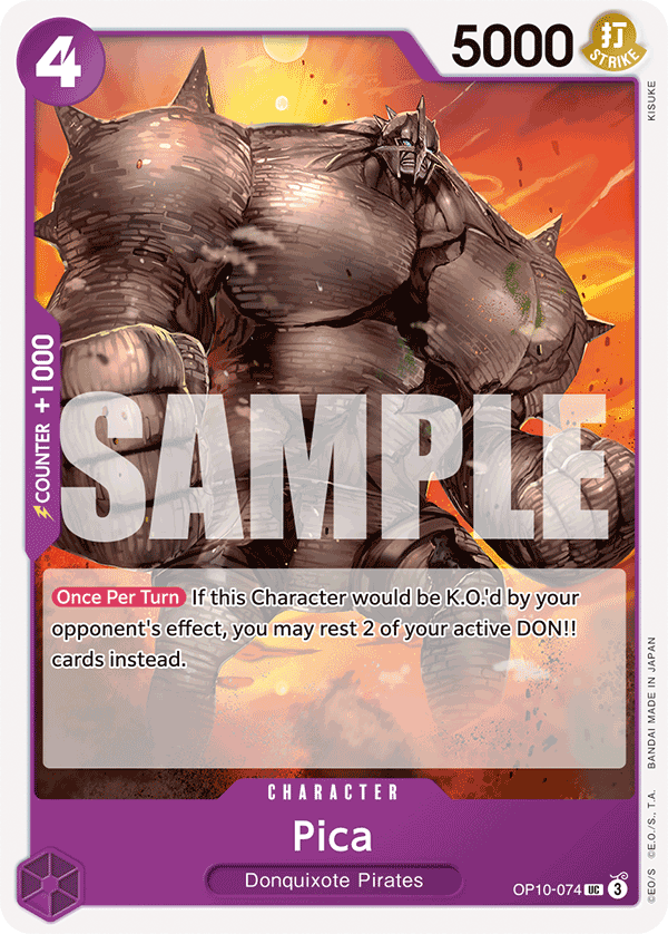 Pica Royal Blood - OP-10 One Piece Card Pica Royal Blood - OP-10 One Piece Card