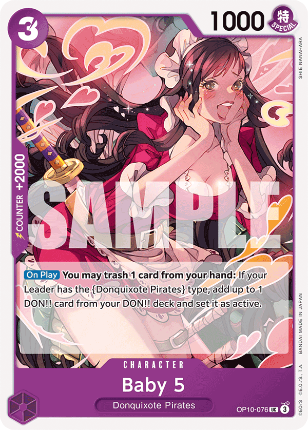 Baby 5 Royal Blood - OP-10 One Piece Card Baby 5 Royal Blood - OP-10 One Piece Card