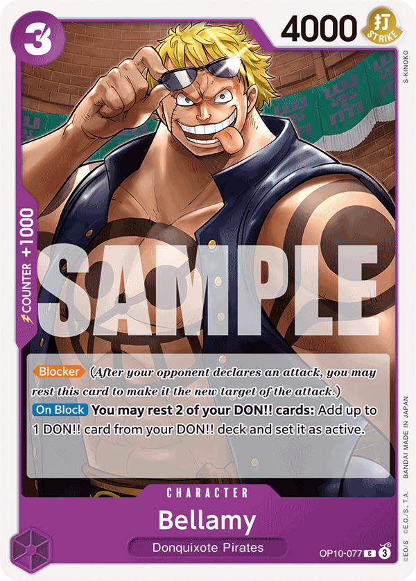 Bellamy Royal Blood - OP-10 One Piece Card Bellamy Royal Blood - OP-10 One Piece Card