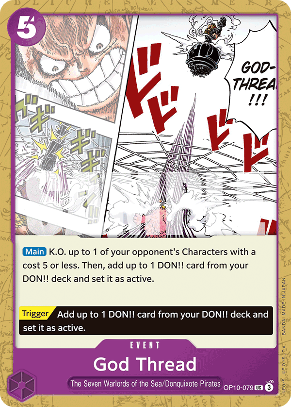 God Thread Royal Blood - OP-10 One Piece Card God Thread Royal Blood - OP-10 One Piece Card