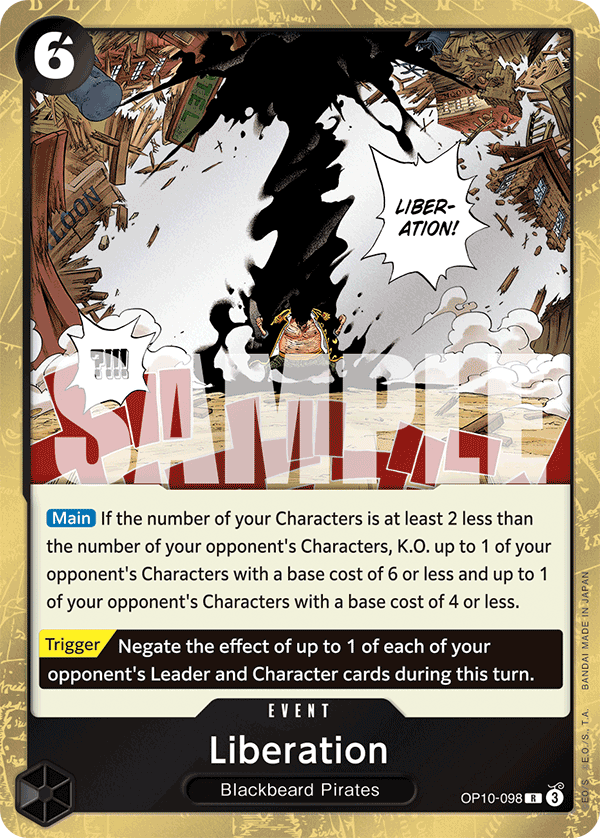 Liberation Royal Blood - OP-10 One Piece Card Liberation Royal Blood - OP-10 One Piece Card