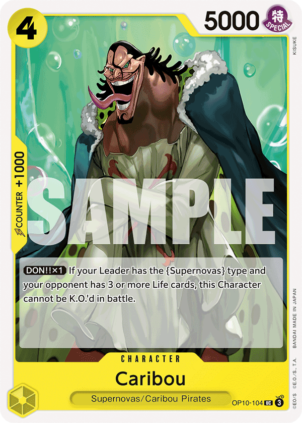 Caribou Royal Blood - OP-10 One Piece Card Caribou Royal Blood - OP-10 One Piece Card