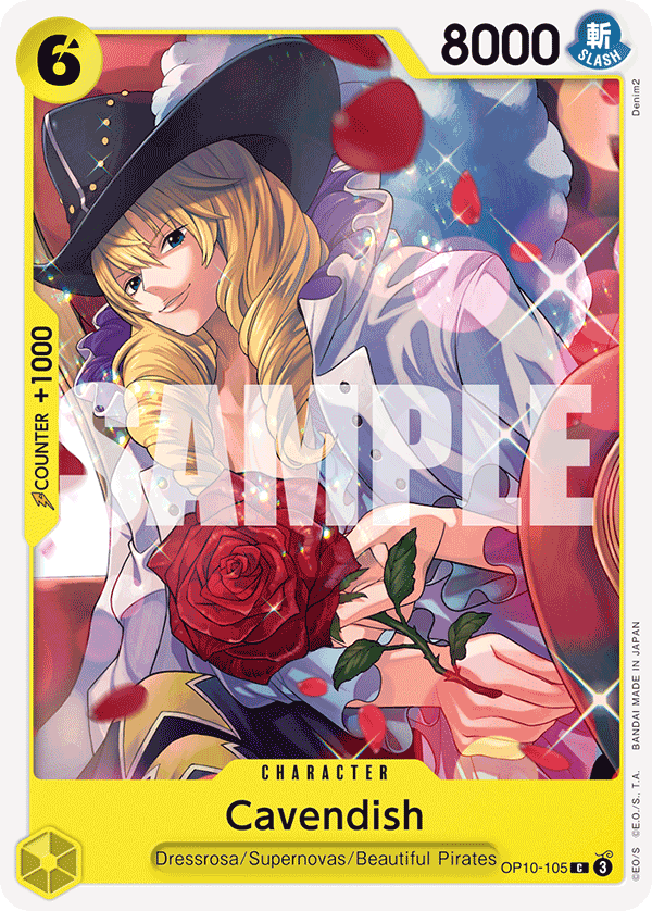 Cavendish Royal Blood - OP-10 One Piece Card Cavendish Royal Blood - OP-10 One Piece Card