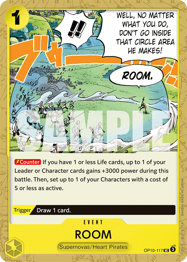 ROOM Royal Blood - OP-10 One Piece Card ROOM Royal Blood - OP-10 One Piece Card