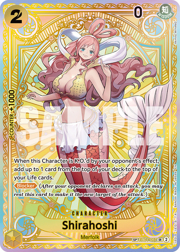 Shirahoshi A Fist Of Divine Speed - OP-11 One Piece Card Shirahoshi A Fist Of Divine Speed - OP-11 One Piece Card