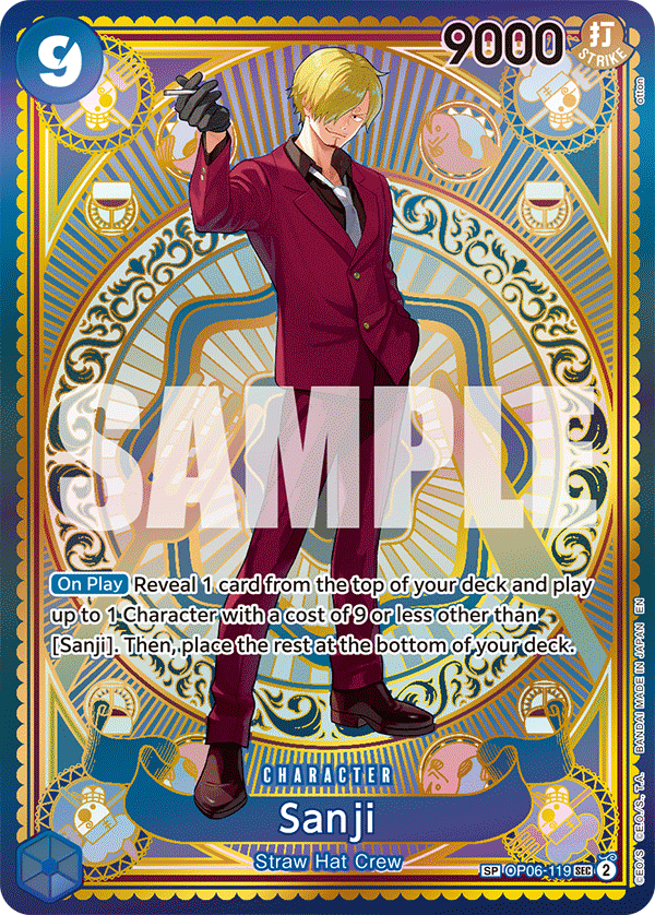 Sanji A Fist Of Divine Speed - OP-11 One Piece Card Sanji A Fist Of Divine Speed - OP-11 One Piece Card