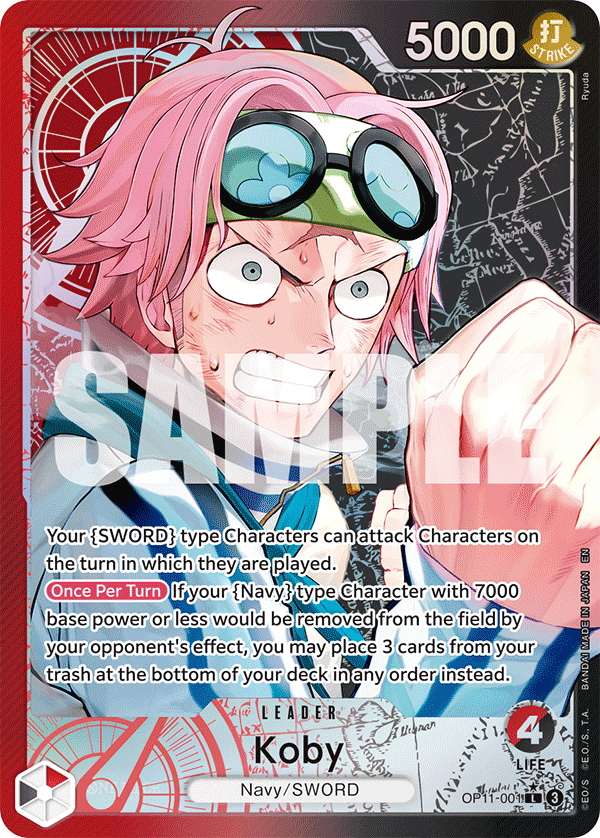 Koby A Fist Of Divine Speed - OP-11 One Piece Card Koby A Fist Of Divine Speed - OP-11 One Piece Card