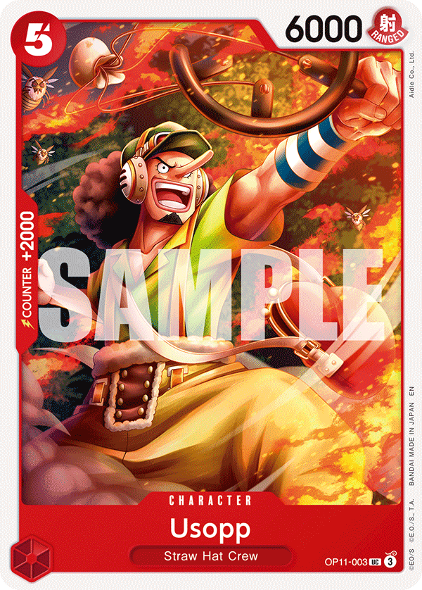 Usopp A Fist Of Divine Speed - OP-11 One Piece Card Usopp A Fist Of Divine Speed - OP-11 One Piece Card