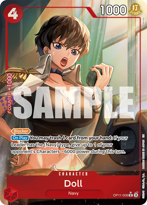 Doll A Fist Of Divine Speed - OP-11 One Piece Card Doll A Fist Of Divine Speed - OP-11 One Piece Card