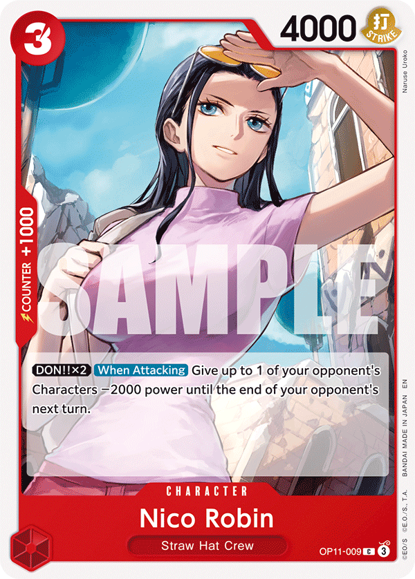 Nico Robin A Fist Of Divine Speed - OP-11 One Piece Card Nico Robin A Fist Of Divine Speed - OP-11 One Piece Card