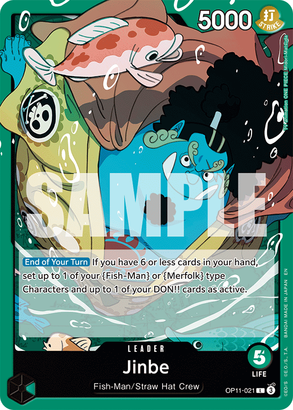Jinbe A Fist Of Divine Speed - OP-11 One Piece Card Jinbe A Fist Of Divine Speed - OP-11 One Piece Card