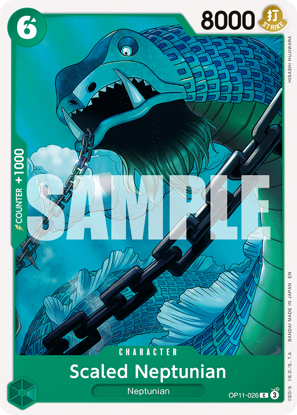 Scaled Neptunian A Fist Of Divine Speed - OP-11 One Piece Card Scaled Neptunian A Fist Of Divine Speed - OP-11 One Piece Card
