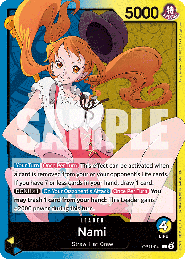 Nami A Fist Of Divine Speed - OP-11 One Piece Card Nami A Fist Of Divine Speed - OP-11 One Piece Card