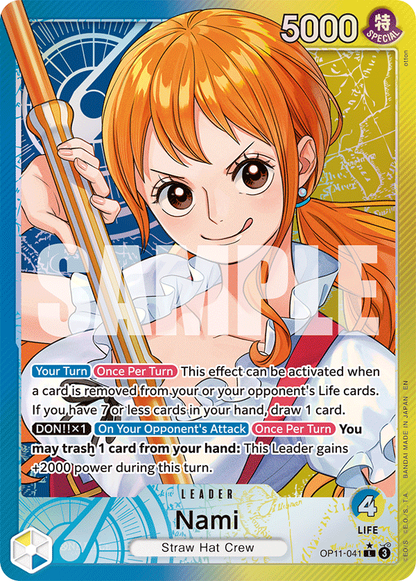 Nami A Fist Of Divine Speed - OP-11 One Piece Card Nami A Fist Of Divine Speed - OP-11 One Piece Card