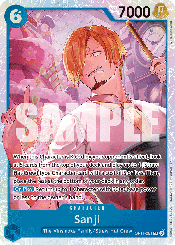 Sanji A Fist Of Divine Speed - OP-11 One Piece Card Sanji A Fist Of Divine Speed - OP-11 One Piece Card