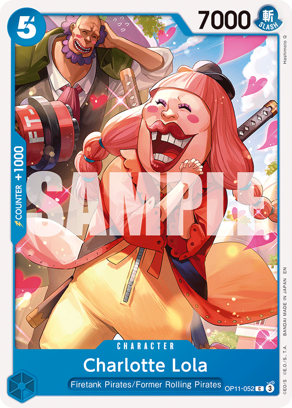 Charlotte Lola A Fist Of Divine Speed - OP-11 One Piece Card Charlotte Lola A Fist Of Divine Speed - OP-11 One Piece Card