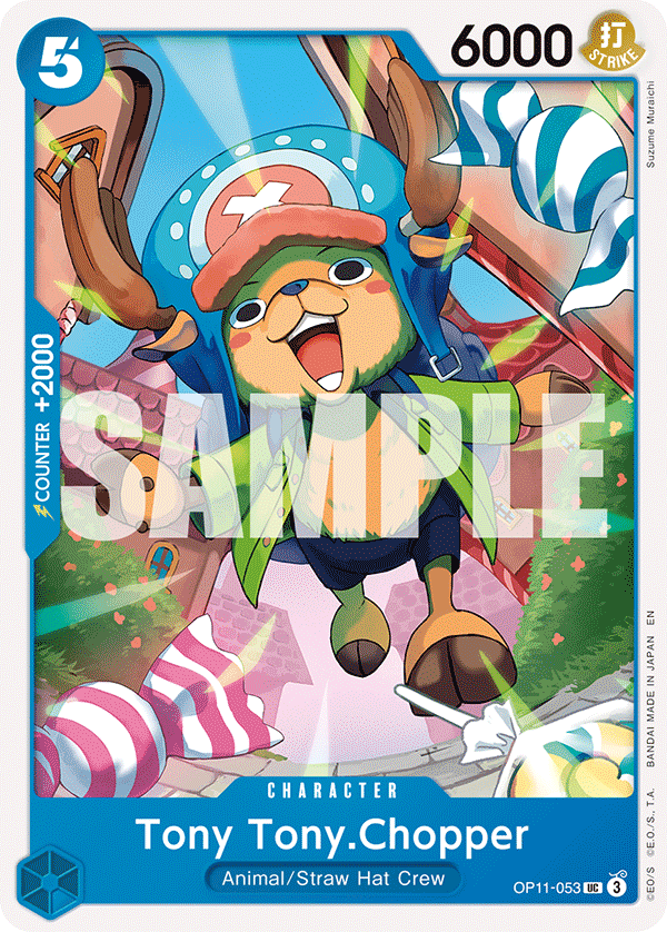 Tony Tony.Chopper A Fist Of Divine Speed - OP-11 One Piece Card Tony Tony.Chopper A Fist Of Divine Speed - OP-11 One Piece Card