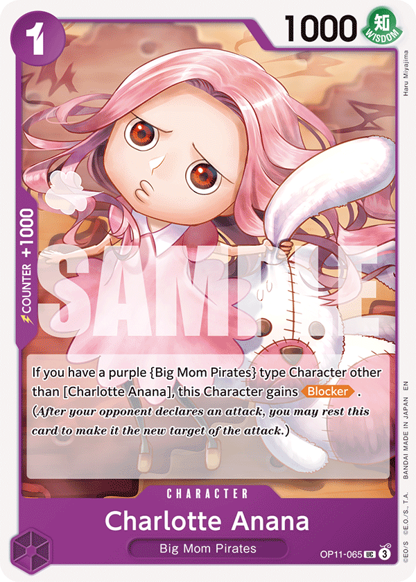 Charlotte Anana A Fist Of Divine Speed - OP-11 One Piece Card Charlotte Anana A Fist Of Divine Speed - OP-11 One Piece Card