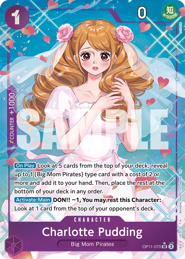 Charlotte Pudding A Fist Of Divine Speed - OP-11 One Piece Card Charlotte Pudding A Fist Of Divine Speed - OP-11 One Piece Card