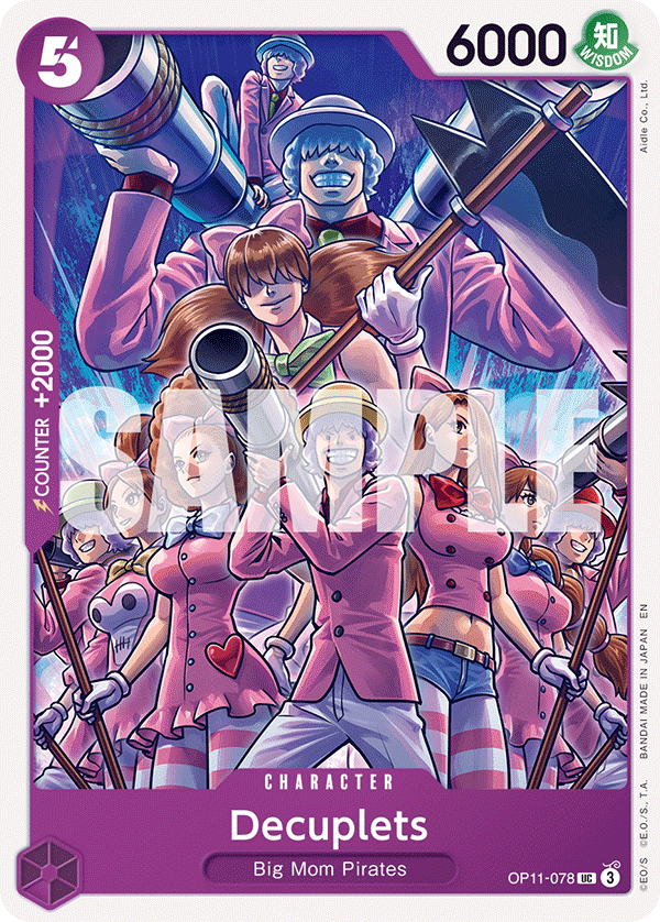 Decuplets A Fist Of Divine Speed - OP-11 One Piece Card Decuplets A Fist Of Divine Speed - OP-11 One Piece Card