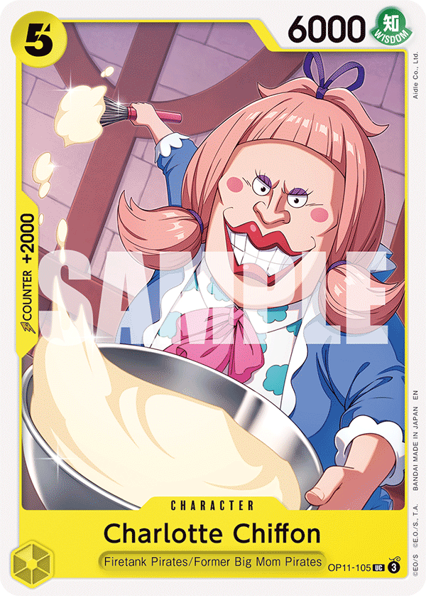 Charlotte Chiffon A Fist Of Divine Speed - OP-11 One Piece Card Charlotte Chiffon A Fist Of Divine Speed - OP-11 One Piece Card