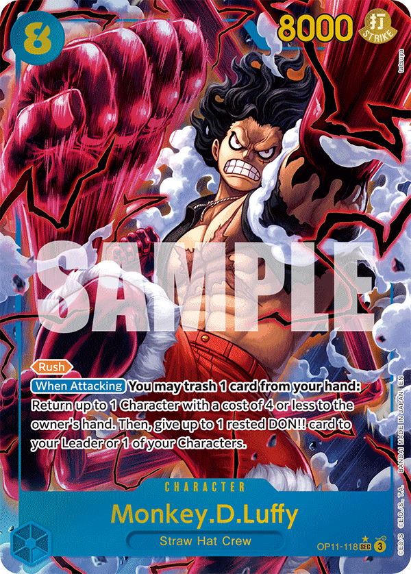 Monkey.D.Luffy A Fist Of Divine Speed - OP-11 One Piece Card Monkey.D.Luffy A Fist Of Divine Speed - OP-11 One Piece Card