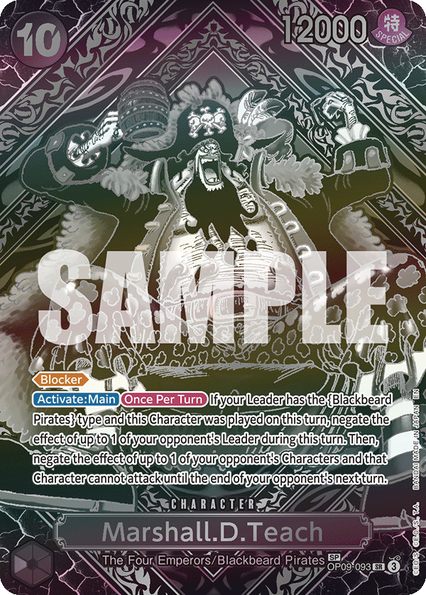Marshall.D.Teach Legacy Of The Master - OP-12 One Piece Card Marshall.D.Teach Legacy Of The Master - OP-12 One Piece Card