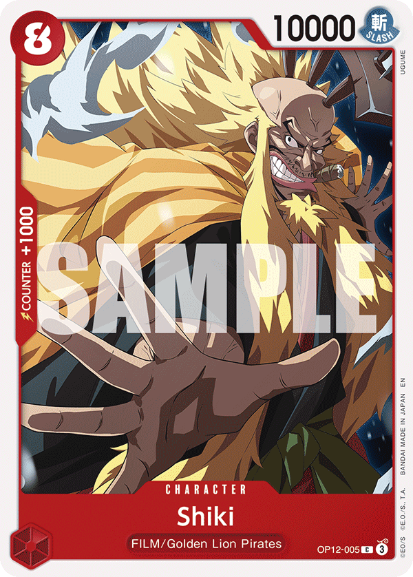 Shiki Legacy Of The Master - OP-12 One Piece Card Shiki Legacy Of The Master - OP-12 One Piece Card