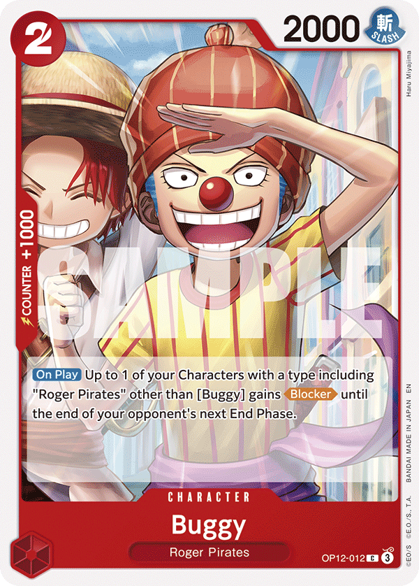 Buggy Legacy Of The Master - OP-12 One Piece Card Buggy Legacy Of The Master - OP-12 One Piece Card