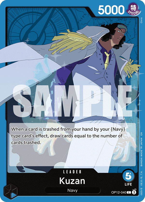 Kuzan Legacy Of The Master - OP-12 One Piece Card Kuzan Legacy Of The Master - OP-12 One Piece Card