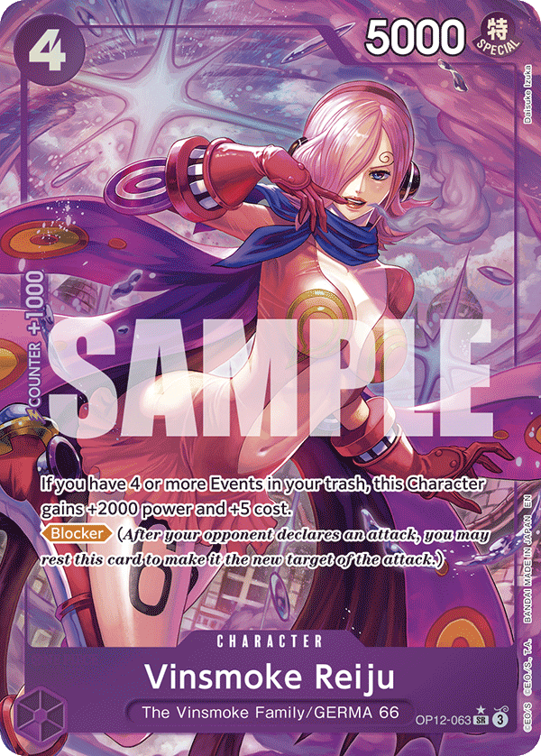 Vinsmoke Reiju Legacy Of The Master - OP-12 One Piece Card Vinsmoke Reiju Legacy Of The Master - OP-12 One Piece Card