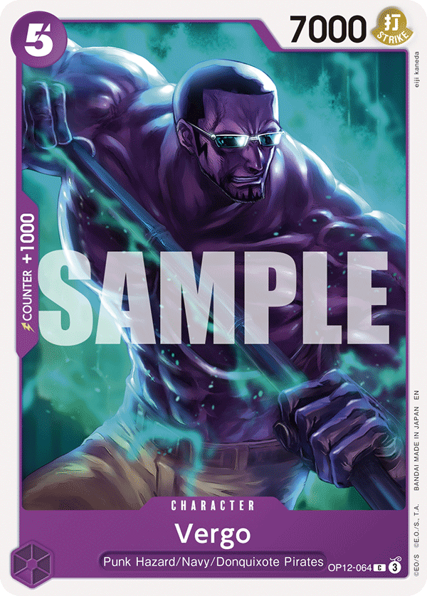 Vergo Legacy Of The Master - OP-12 One Piece Card Vergo Legacy Of The Master - OP-12 One Piece Card