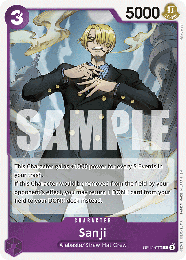 Sanji Legacy Of The Master - OP-12 One Piece Card Sanji Legacy Of The Master - OP-12 One Piece Card