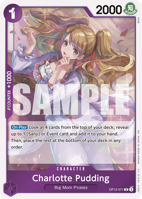 Charlotte Pudding Legacy Of The Master - OP-12 One Piece Card Charlotte Pudding Legacy Of The Master - OP-12 One Piece Card