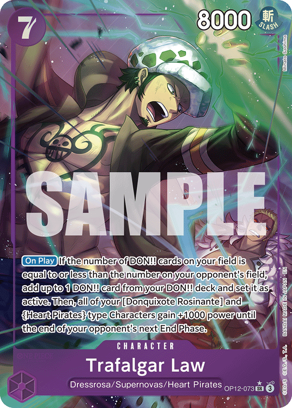 Trafalgar Law Legacy Of The Master - OP-12 One Piece Card Trafalgar Law Legacy Of The Master - OP-12 One Piece Card