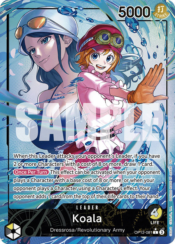 Koala Legacy Of The Master - OP-12 One Piece Card Koala Legacy Of The Master - OP-12 One Piece Card