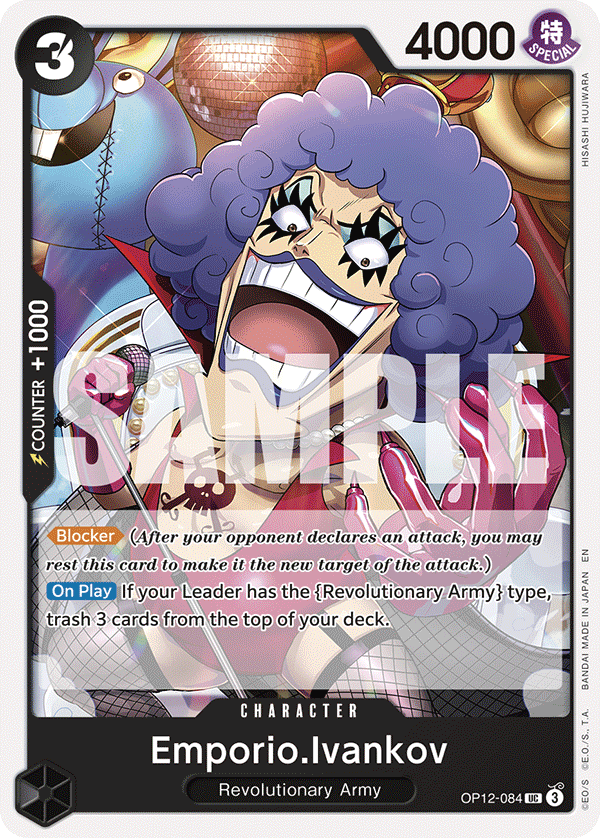 Emporio.Ivankov Legacy Of The Master - OP-12 One Piece Card Emporio.Ivankov Legacy Of The Master - OP-12 One Piece Card