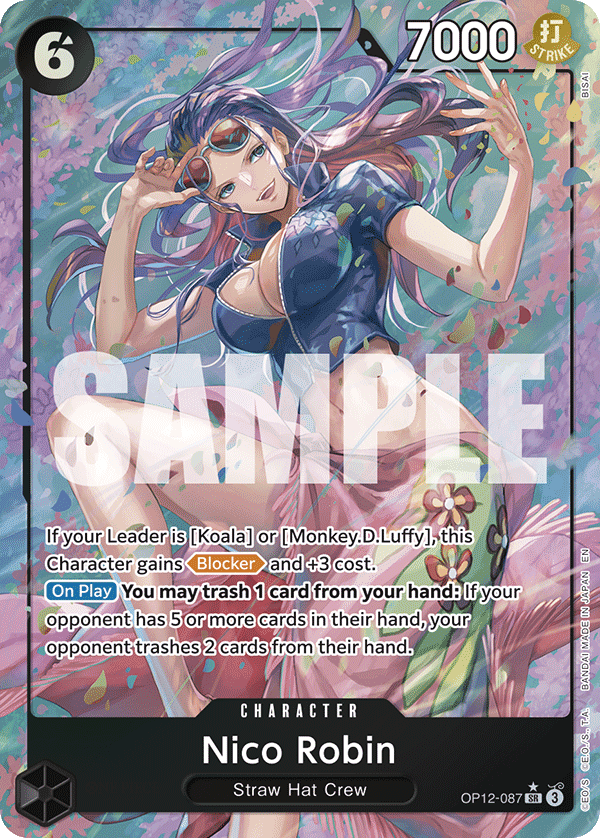 Nico Robin Legacy Of The Master - OP-12 One Piece Card Nico Robin Legacy Of The Master - OP-12 One Piece Card