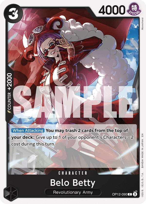 Belo Betty Legacy Of The Master - OP-12 One Piece Card Belo Betty Legacy Of The Master - OP-12 One Piece Card