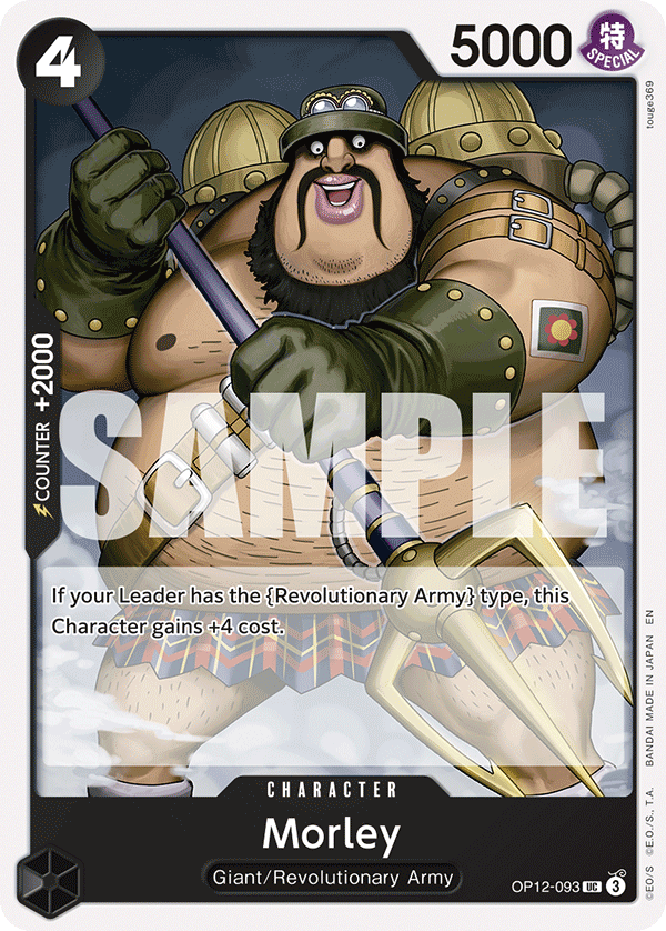 Morley Legacy Of The Master - OP-12 One Piece Card Morley Legacy Of The Master - OP-12 One Piece Card