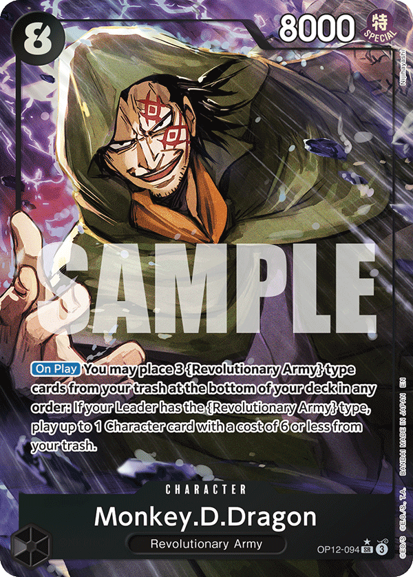 Monkey.D.Dragon Legacy Of The Master - OP-12 One Piece Card Monkey.D.Dragon Legacy Of The Master - OP-12 One Piece Card