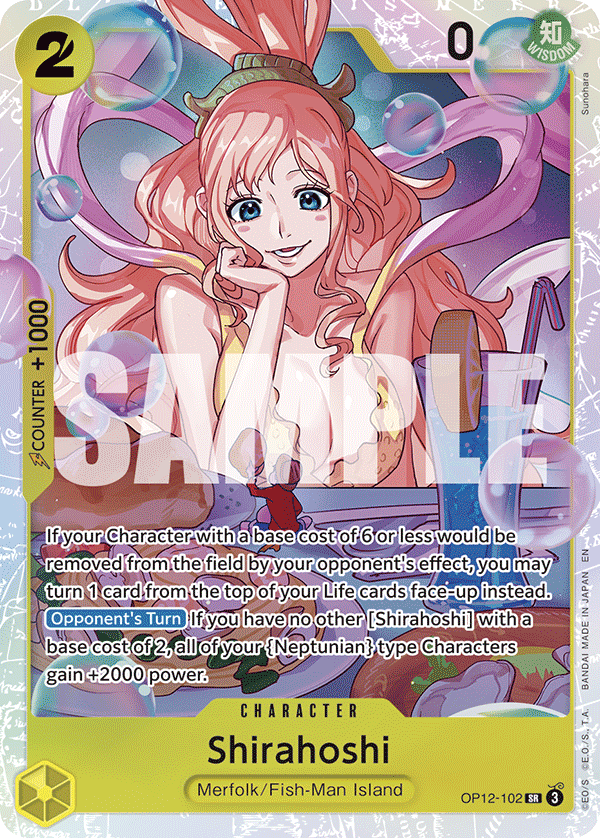 Shirahoshi Legacy Of The Master - OP-12 One Piece Card Shirahoshi Legacy Of The Master - OP-12 One Piece Card