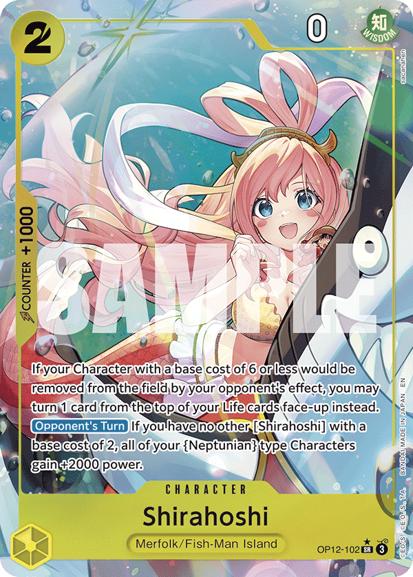 Shirahoshi Legacy Of The Master - OP-12 One Piece Card Shirahoshi Legacy Of The Master - OP-12 One Piece Card