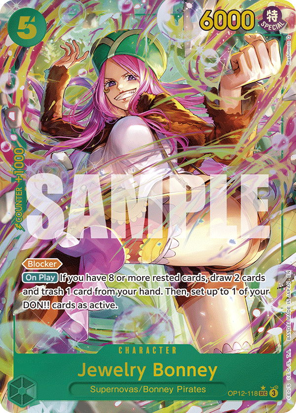 Jewelry Bonney Legacy Of The Master - OP-12 One Piece Card Jewelry Bonney Legacy Of The Master - OP-12 One Piece Card