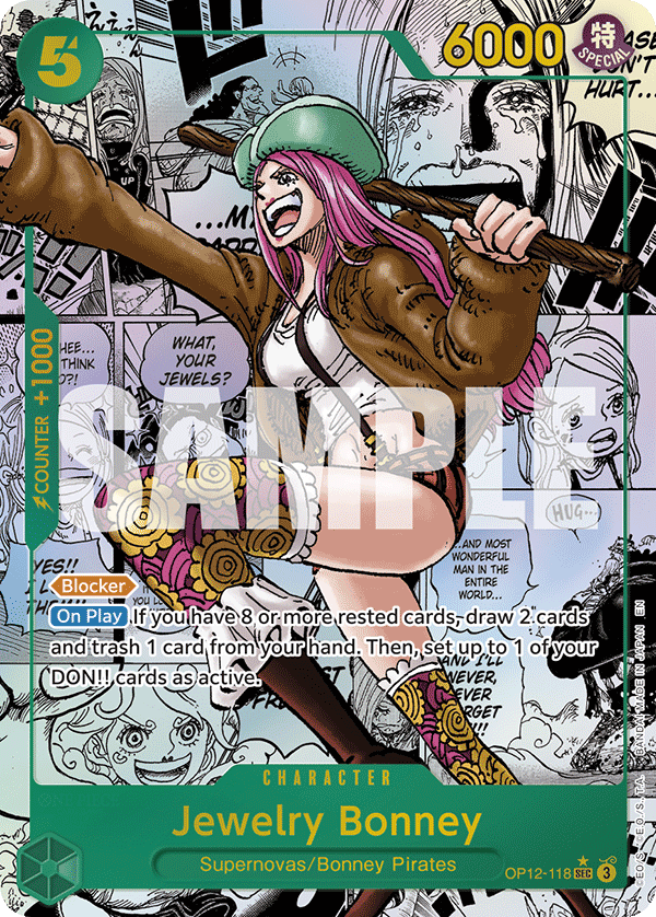 Jewelry Bonney Legacy Of The Master - OP-12 One Piece Card Jewelry Bonney Legacy Of The Master - OP-12 One Piece Card
