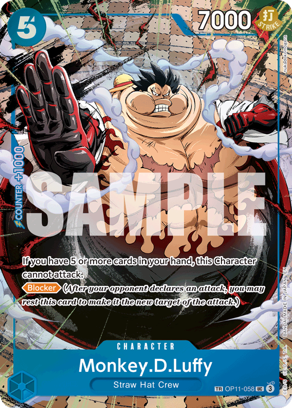 Monkey.D.Luffy Carrying On His Will - OP-13 One Piece Card Monkey.D.Luffy Carrying On His Will - OP-13 One Piece Card